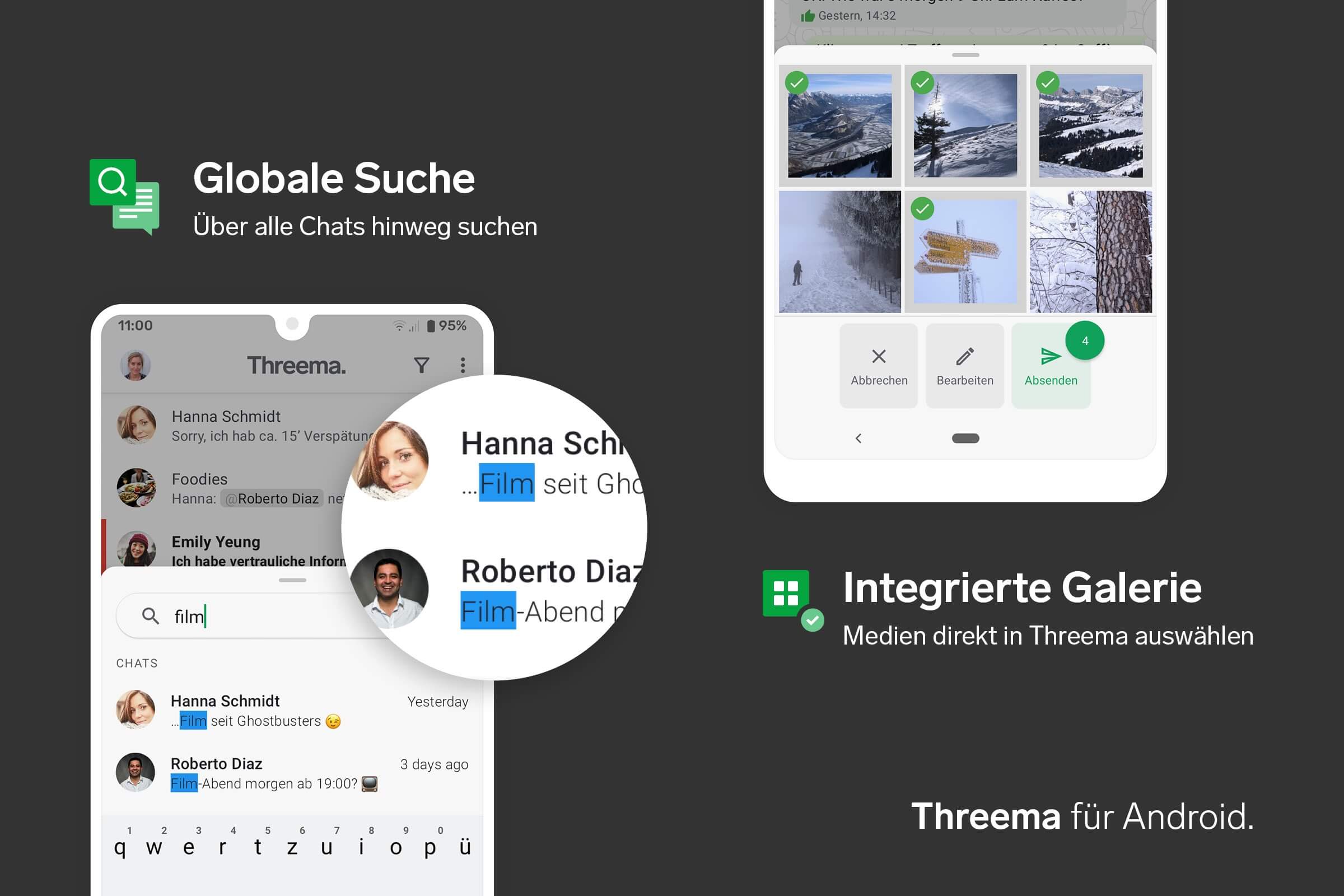 Threema 4.5 für Android: Neue Features in Hülle und Fülle