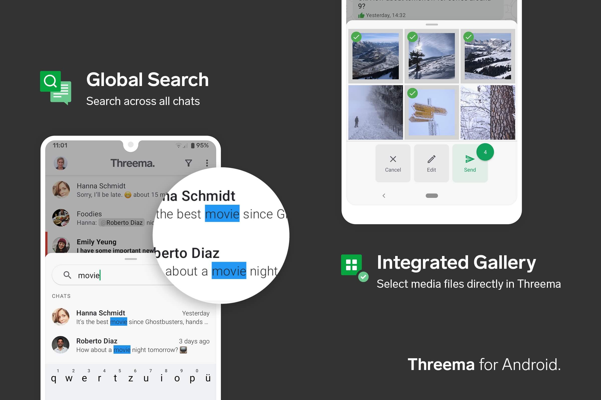 Threema 4.5 for Android: New Features Galore
