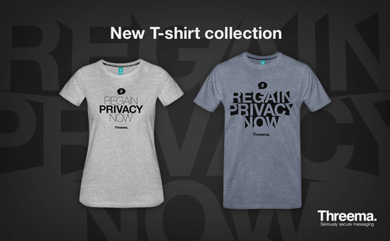 New T-shirt collection #RegainPrivacyNow