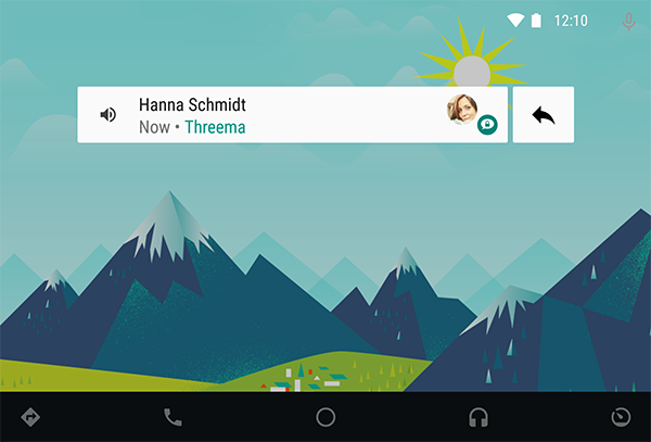 Threema für Android Auto