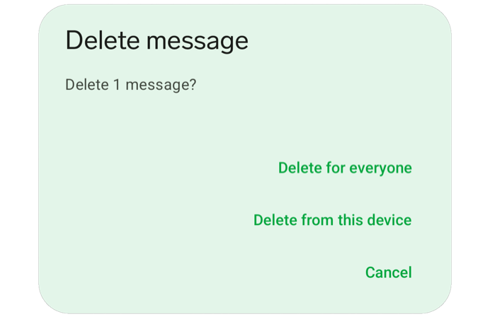 Deleting Sent Messages on the Recipient’s End