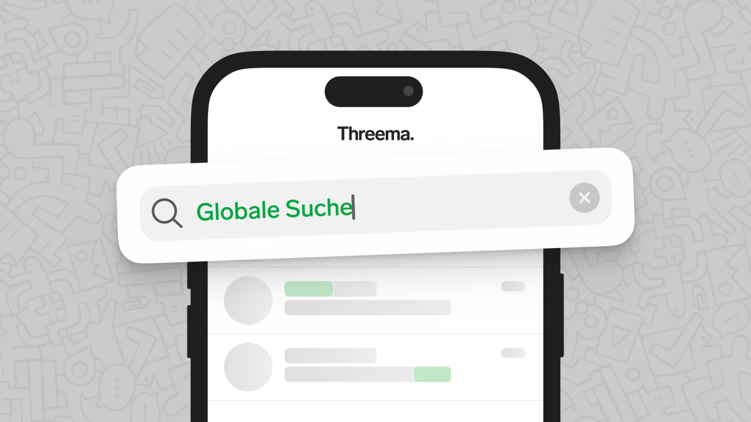 Threema für iOS: Nachrichteninhalte über Chats hinweg suchen