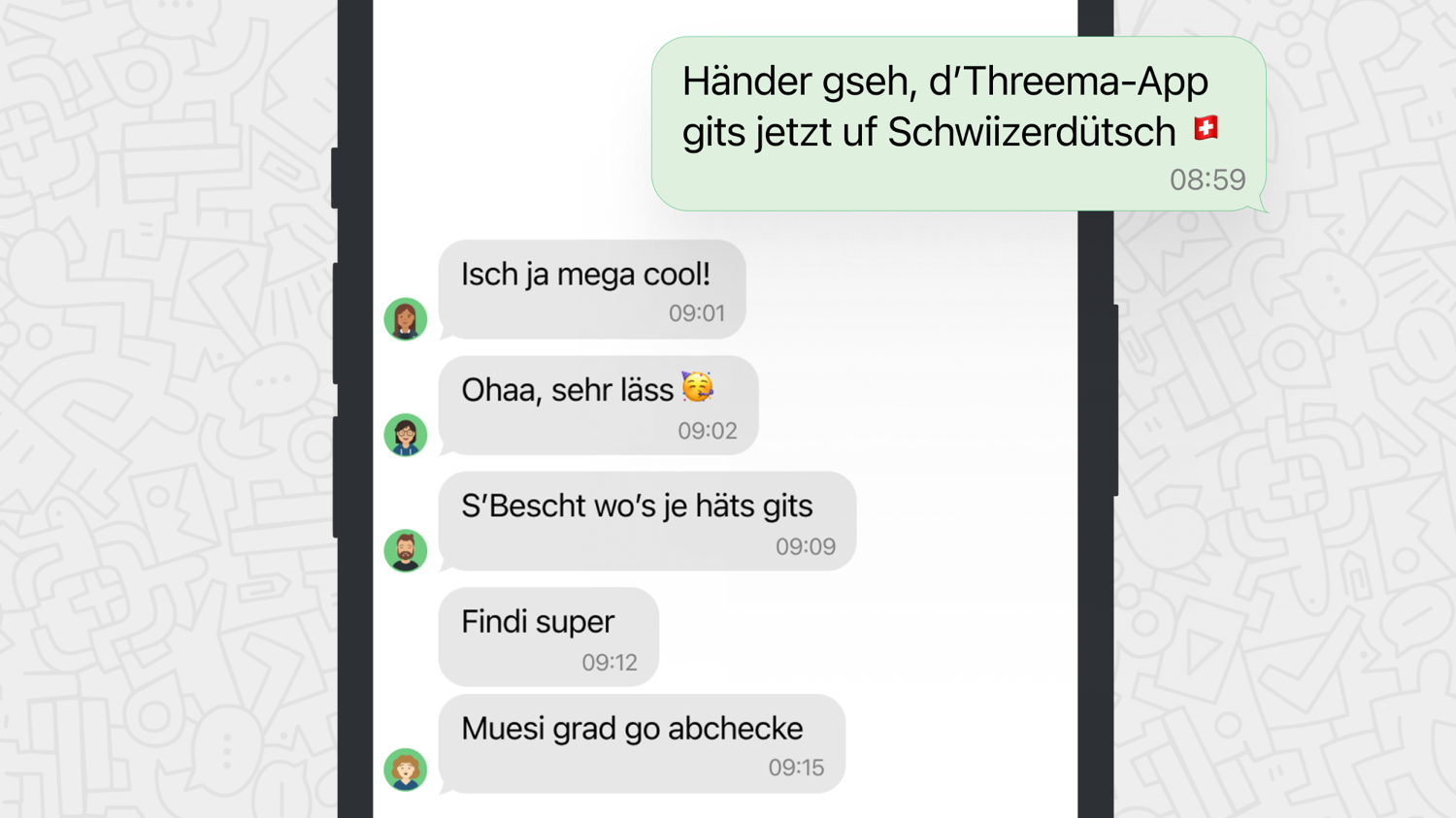 Threema Is Now Available in Swiss German