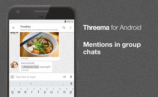 Mentions in group chats: Never miss an important message again (Android)