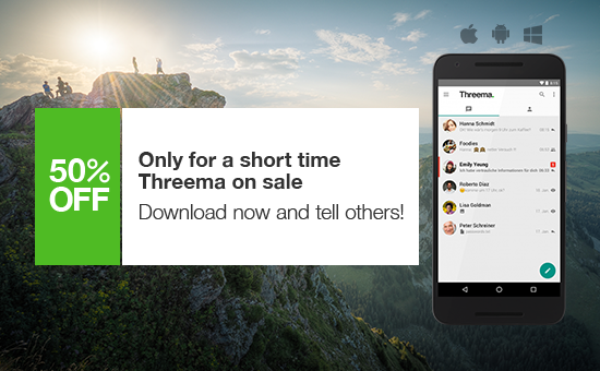 After new surge in popularity, Threema goes on sale for half the price
