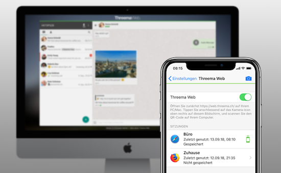Threema für iOS: Web-Client und vieles mehr